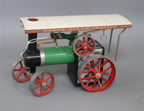 A Mamod steam tractor